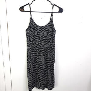 Old Navy Dress Womens Sleeveless Cami Printed Waist Defining Sundress Summer